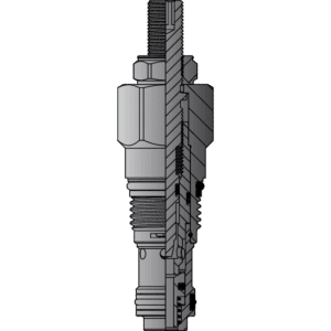 Flow Control Valve - Fixed Orifice, Pressure Compensated, with Reverse Flow Check