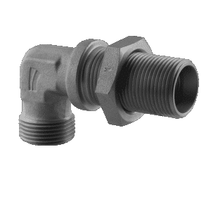 Metric Male Bulkhead 90