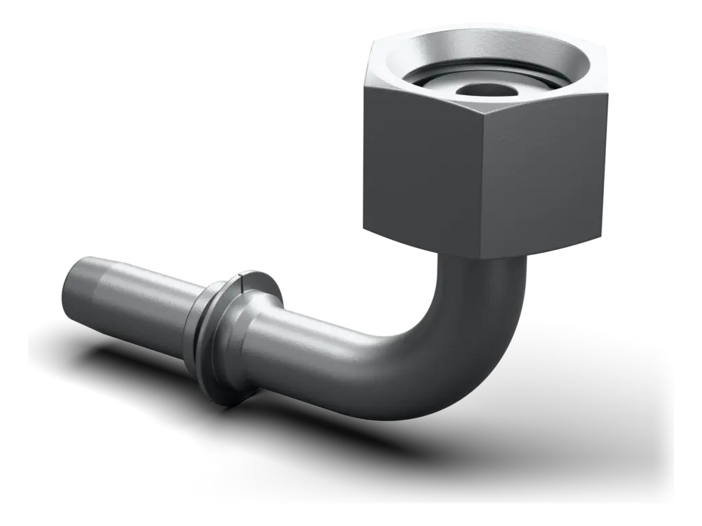 STB-MHF-90S (Swage Tail x Metric Heavy Swivel Female) 90