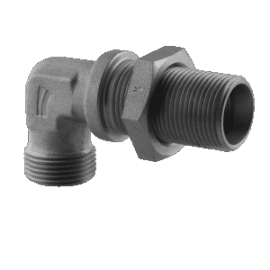 Metric Male Bulkhead 90