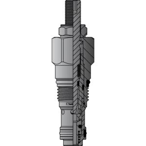 Flow Control Valve - Fully Adjustable Needle with Reverse Flow Check