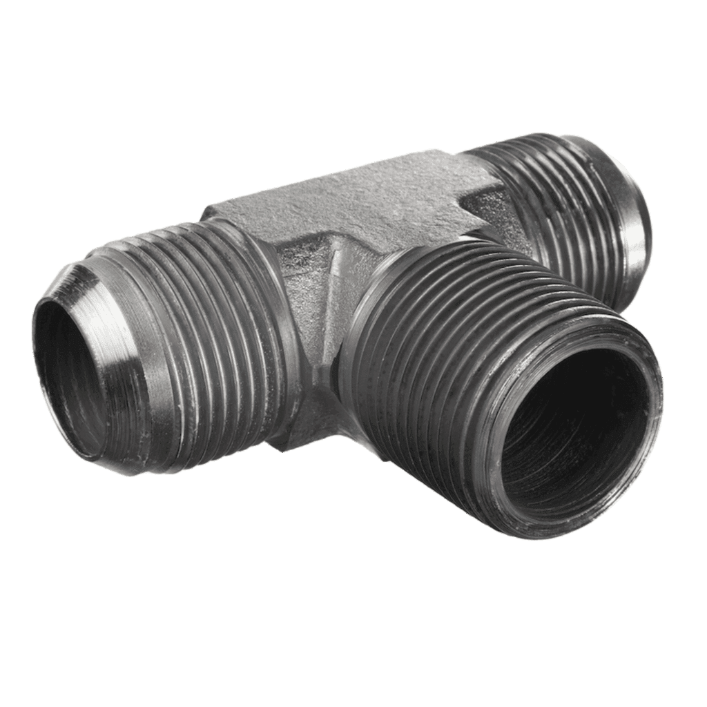 JIC Male Tee / NPT Male Branch