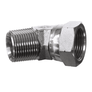 JIC Swivel Female / BSPT Male 45