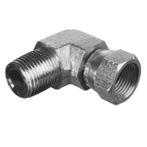 BSPT Male / BSPP Swivel Female 90
