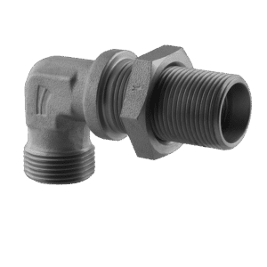 Metric Male Bulkhead 90