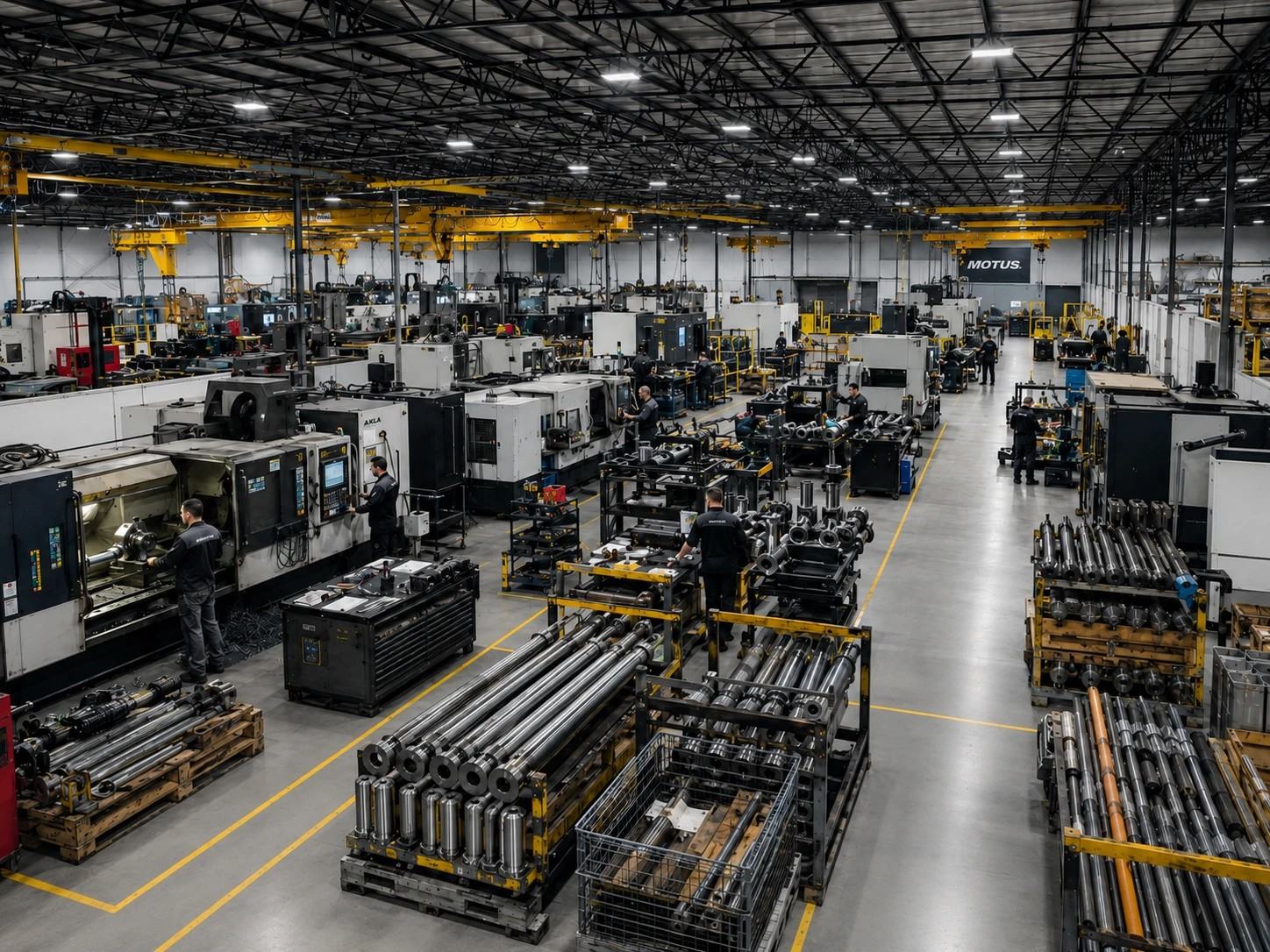 The Motus factory floor